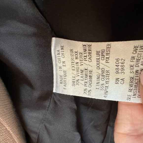 Theory Christopher PCP Apollo Men's Wool Button Up Peacoat Navy Size M - Picture 6 of 6